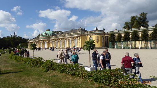 Terrasse Schloss Sanssouci