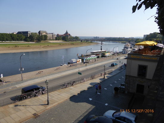 Ausblich von brühlscher Terrasse