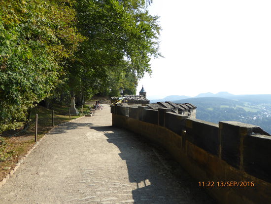 Rundweg auf der Festung