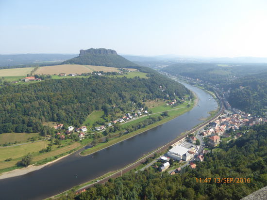 Elbeschlaufe und Königstein