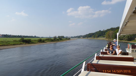 Ausblick vom Schiff aus