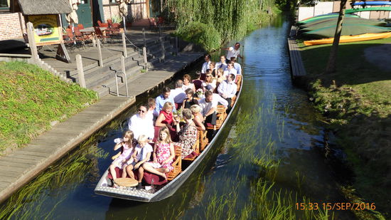 Hochzeit auf dem Kanal in Schlepzig