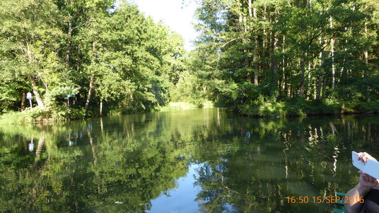 Lichtstimmung auf der Kanalfahrt