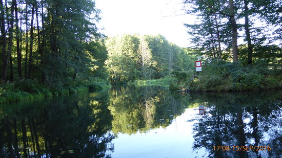 Lichtstimmung auf der Kanalfahrt