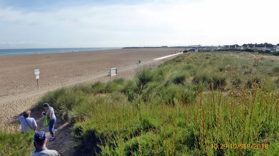 Strand an der Gedenkstätte Invasion Quistreham