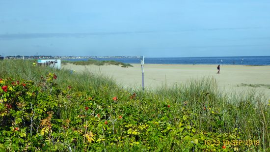 Strand an der Gedenkstätte Invasion Quistreham