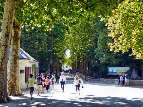 Eingang Schloss Chenonceaux