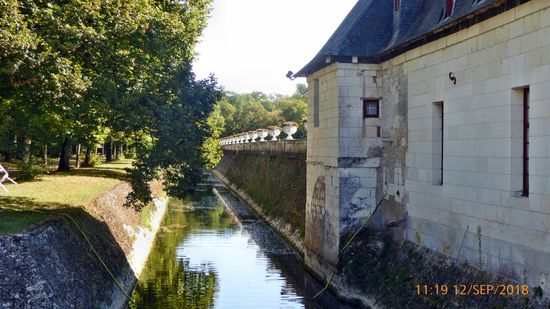 Wasserkanäle um das Schloss Chenonceaux