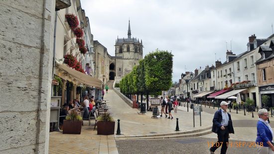 Aufgang zum Schloss Amboise