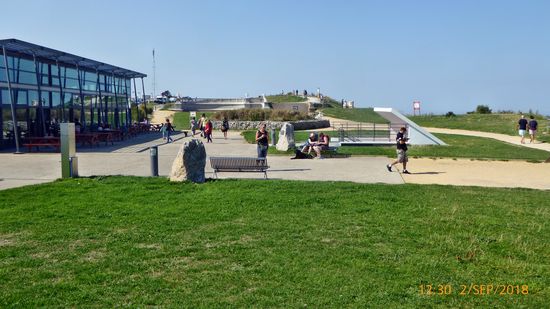 Le Tréport Station oben von der Standseilbahn