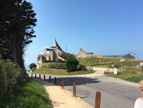 Kapelle Notre Dame du Salut auf der Klippe östlich von Fécamp