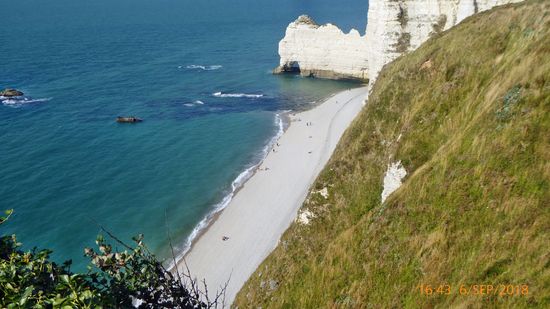 Ausblick von der östlichen Klippe von Yport