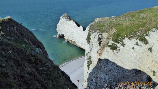 Ausblick von der östlichen Klippe von Yport