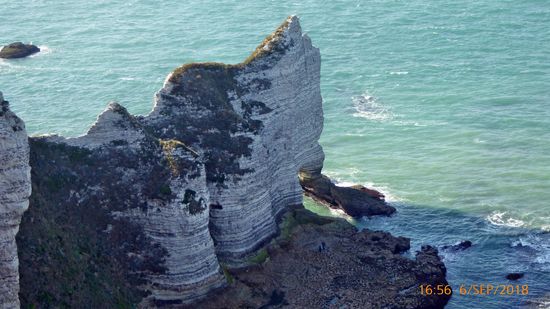 Ausblick von der östlichen Klippe von Yport