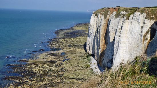 Ausblick von der östlichen Klippe von Yport