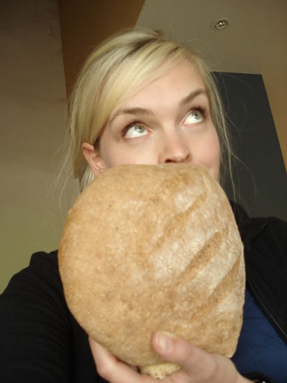 ... mein erstes selbstgemachtes brot!