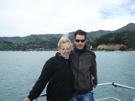 im hafen von akaroa