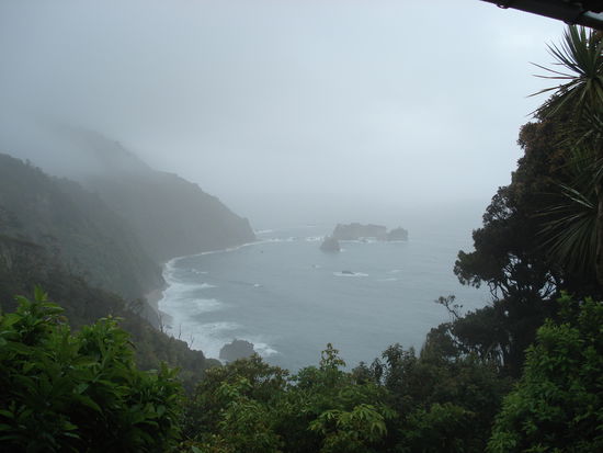 an der kueste angekommen (knights point, jackson bay)