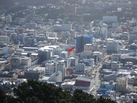 downtown, das hostel, in dem ich ab morgen wohne, kommt im zebra-look daher - lustig!