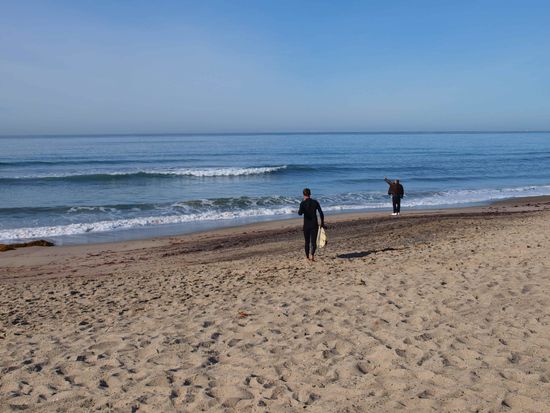 Surfen am Heilligabend 