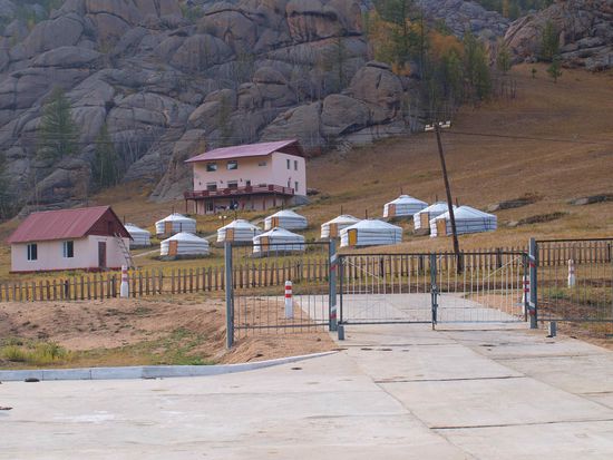 unser Jurtencamp "Heaven Envoy"