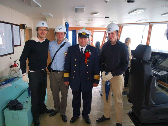 Der Kapitän und wir