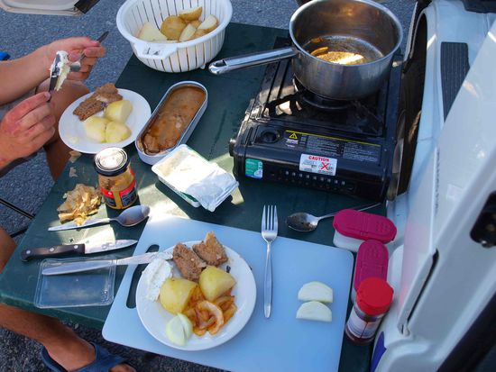 morgens halb 7 in Cairns.... Kartoffeln!!