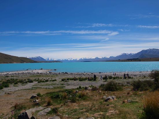 Das unglaublich türkise Wasser des Lake Tekpo
