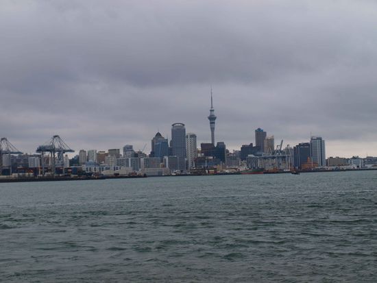 Skyline von Auckland mit dem höchsten Gebäude der südl Hemisphere