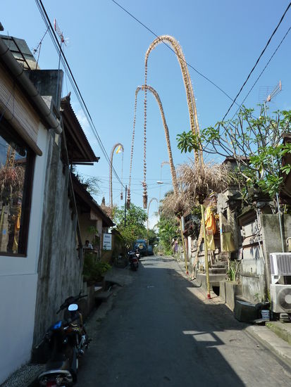 Die geschmueckten Strassen