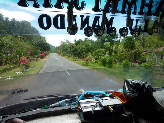 Sicht aus dem Bus