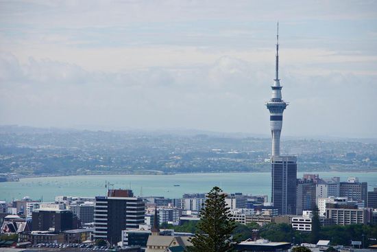Blick vom Mount Eden