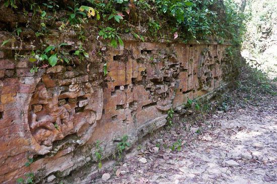 Diese Reliefs sind wohl über 1300 Jahre alt.