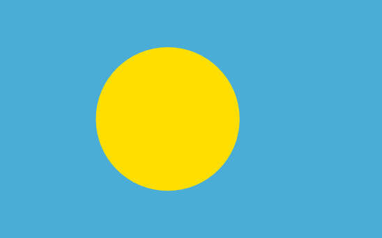 Flag Palau