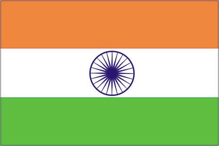 Flag Indien