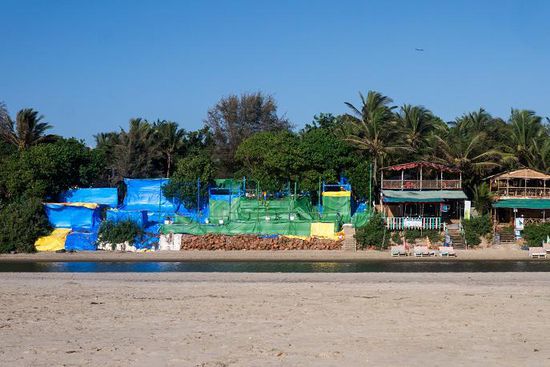 Eingepackt für die Nebensaison...