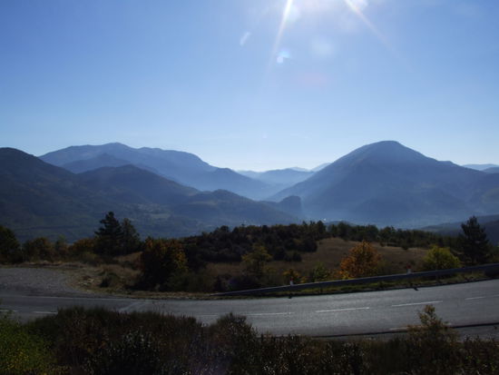 Morgenstimmung in der Haute Provence auf der Route Napoleon