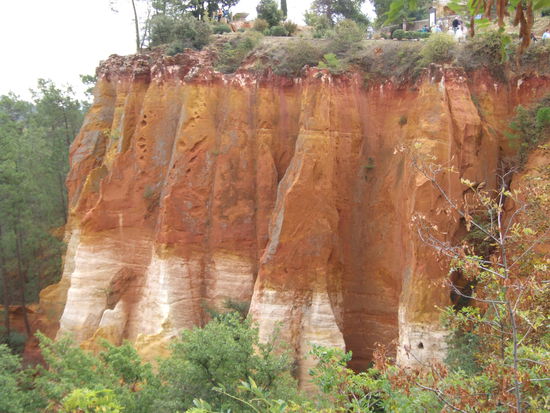 Die Ockerfelsen von Roussillon