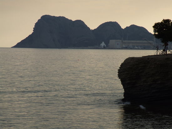 Abendstimmung an der Bucht von La Ciotat