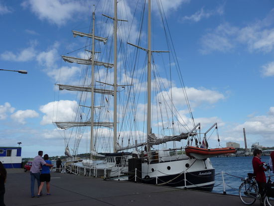 ... schöne historische Segelschiffe. Das beste kam jedoch zum Schluss: