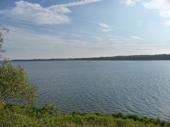 Der Mulde-Stausee nahe Bitterfeld