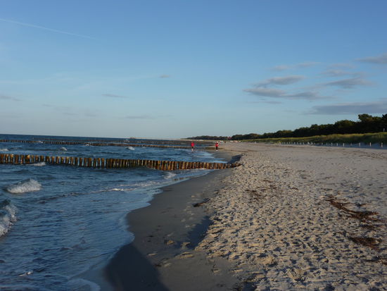 Abendstimmung am Strand von Zingst