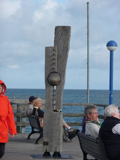 Kunst auf der Seebrücke von Zingst