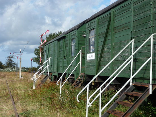 "Kunst auf Schienen" am ehemaligen Bahnhof Bresewitz