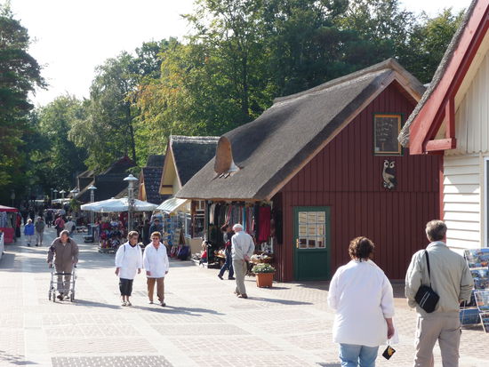 Die Touristenmeile in Prerow
