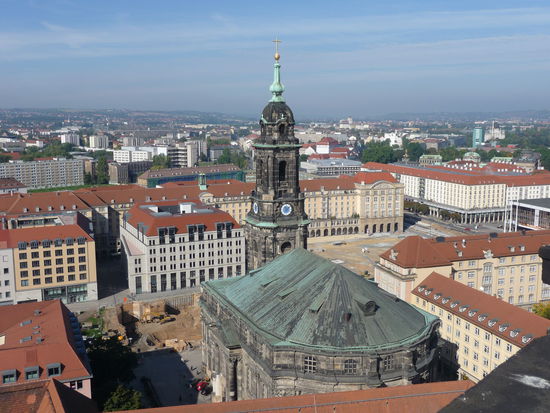 Dresden von oben - Der Rathausturm verschaffte uns einen ersten Überblick