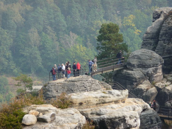 Schwindel erregende Abgründe in der Felsenburg Neurathen