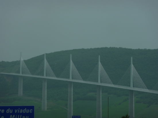 Höhepunkt der Strecke: Das Viaduc de Millau