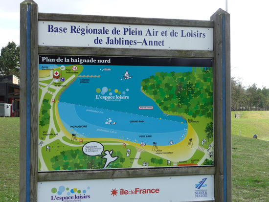 Ein wunderschön ruhiges Naherholungsgebiet vor den Toren von Paris