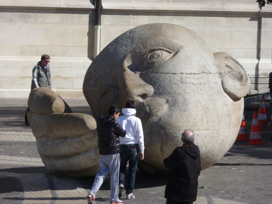 Kunst mitten in Paris